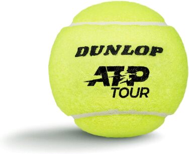 Тенісний м'яч Dunlop ATP Tour - для ґрунту, хард-корту та трави, 3 шт. (4 м'ячі)