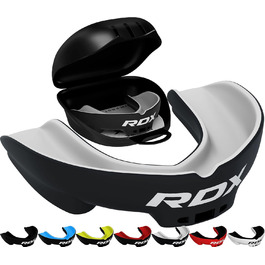 Захист для зубів RDX для бойових видів спорту: MMA, кікбоксинг, хокей, футбол, муай-тай, регбі. Зручна коробка для зберігання. Підходить для дорослих та юніорів (від 12 років).