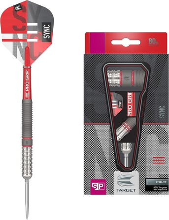 Дротики Target Darts Sync 80% Wolfram Swiss Point для дартсу, сталь, набір