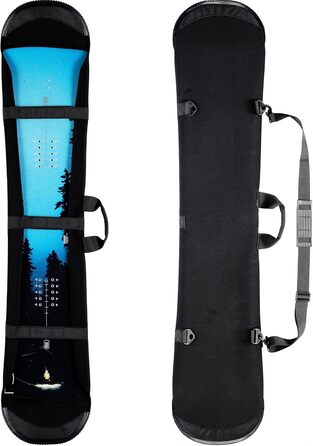 Чохол для сноуборда EIGEETO 135 см: м'який, з регульованим ременем, для зручного транспортування
