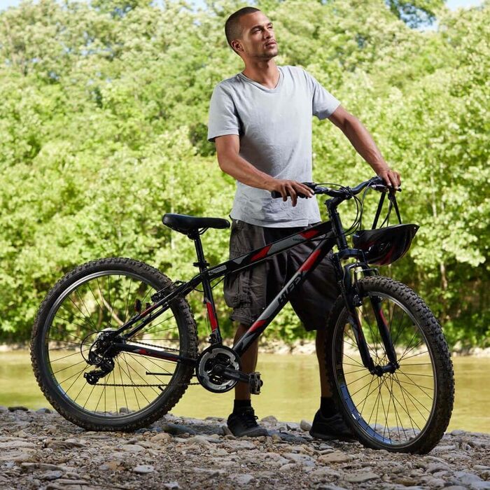 Гірський велосипед Huffy Tekton 27,5'' для чоловіків, чорний, хардтейл