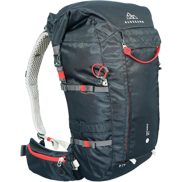 Туристичний рюкзак NORDKAMM Antares Alpine 40 л, з RollTop, синій, універсальний для жінок і чоловіків, для гірських походів, альпінізму, скелелазіння, лижних та високогірних турів
