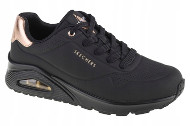 Жіночі кросівки SKECHERS UNO GOLDEN AIR, чорні, 38 EU