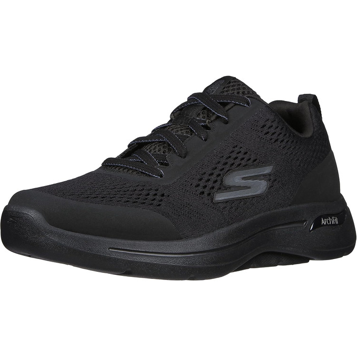 Чоловічі кросівки Skechers Go Walk Arch Fit Idyllic, чорні, розмір 47.5 EU, X-широкі