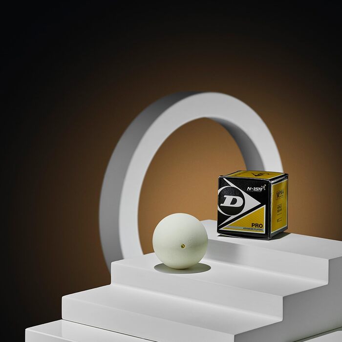 М'яч для сквошу Dunlop Pro білий, універсальний розмір, для дорослих