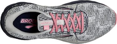 Кросівки для бігу Brooks Adrenaline GTS 21 для чоловіків (40.5 EU, білий, темно-синій, кораловий)