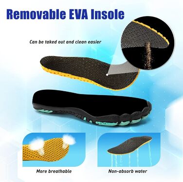 Взуття для плавання Mabove для жінок та чоловіків: шльопанці для плавання, пляжні шльопанці, шльопанці для водних видів спорту, розмір 37 EU, зелені