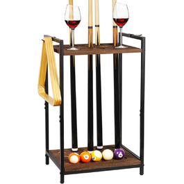 Стійка для київ (10 київ) - органайзер для більярдних київ, чорний, з підсвічуванням