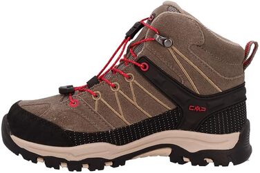 CMP Rigel Mid - Трекінгове взуття для дітей, водонепроникне, 32 EU, кольори Deserto/Carminio