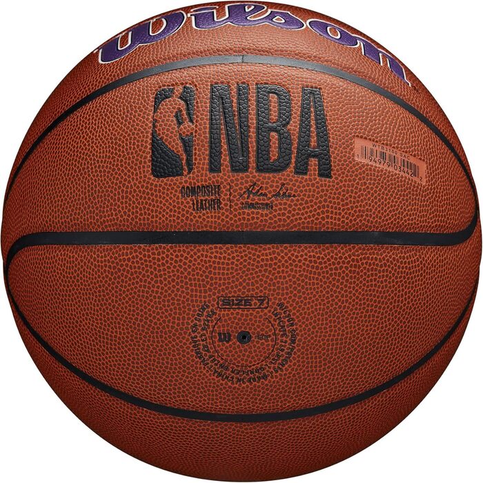 Баскетбольний м'яч Wilson NBA Team Alliance Sacramento Kings, розмір 7 (29.5''), офіційний