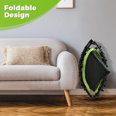 Трамплін ONETWOFIT складний для дорослих, 101 см, міні-фітнес, тихий, для дому