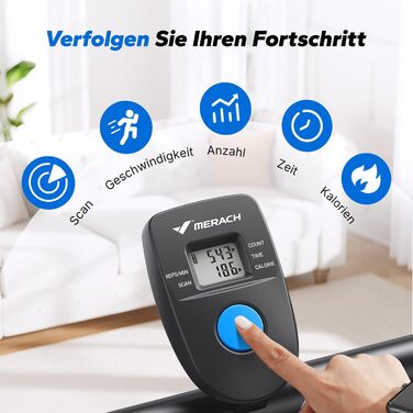 MERACH Stair Stepper Pro: кардіо-тренажер для дому з регулюванням навантаження, складаний вертикальний степер, фітнес-обладнання (2499B1)