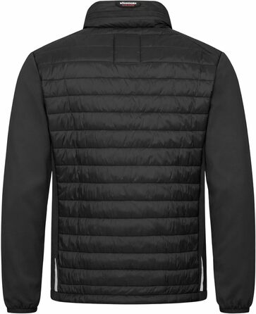 Чоловіча гібридна куртка-софтшелл Höhenhorn Kaprun Steppjacke, спортивна утеплена куртка, XL, чорна