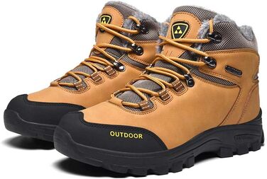 Чоловічі зимові черевики для трекінгу та хайкінгу, водонепроникні, з утеплювачем, неслизькі (42 EU, Хакі)