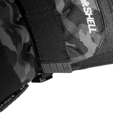 Дитячі гірськолижні рукавички Reusch Softshell, водонепроникні та вітрозахисні (чорно-камуфляжні, розмір 6)