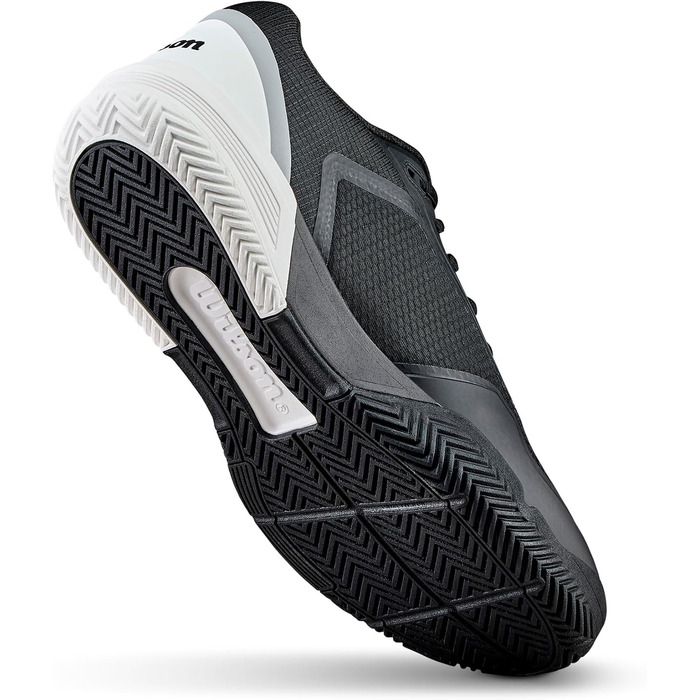 Тенісні кросівки Wilson Courtglide Schwarz WRS339790 (42 EU, Широкий розмір, Чорно-білі)