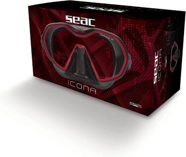 Seac Icona безрамкова одностекольна маска для дайвінгу, 100% вироблено в Італії