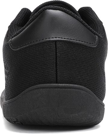 Босижні кросівки для жінок та чоловіків, мінімалістичні босижні взуття з широкою передньою частиною та нульовим перепадом, легкі дихаючі кросівки для фітнесу, хайкінгу, бігу та повсякденного носіння 40 EU широкі чорні 1125