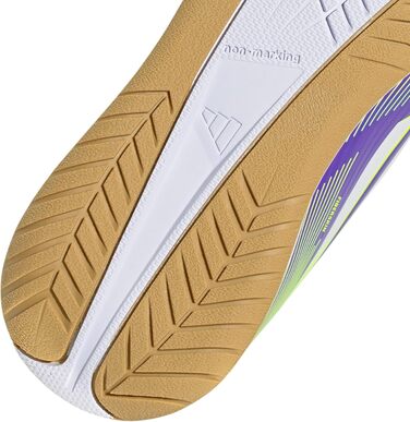 Дитячі футбольні бутси adidas F50 Club Indoor для залу, 34 EU, Purple Rush/Cloud White/Lucid Lemon