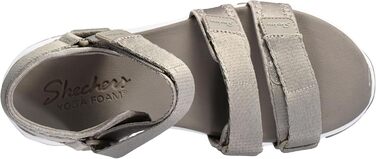 Сандли Skechers D'lites-Fresh Catch на підборах (40 EU, Тауп)