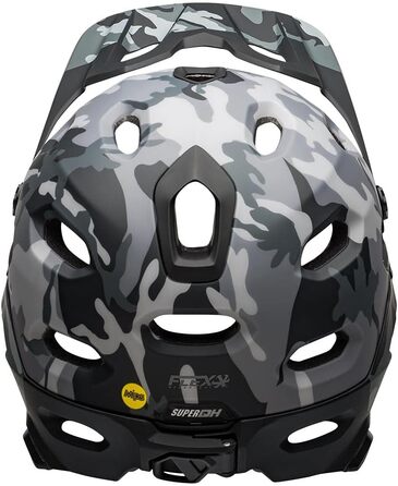 Велошолом BELL Super DH MIPS, розмір S (52-56 см), чорний камуфляж, матовий/глянцевий
