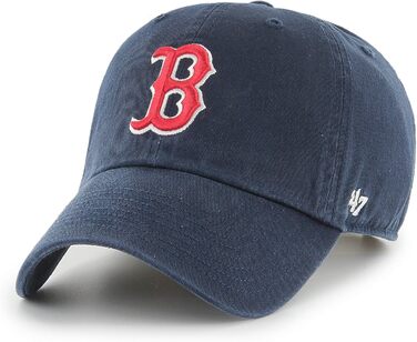 Кепка бейсболка MLB Boston Red Sox, унісекс, регульована, темно-синій логотип