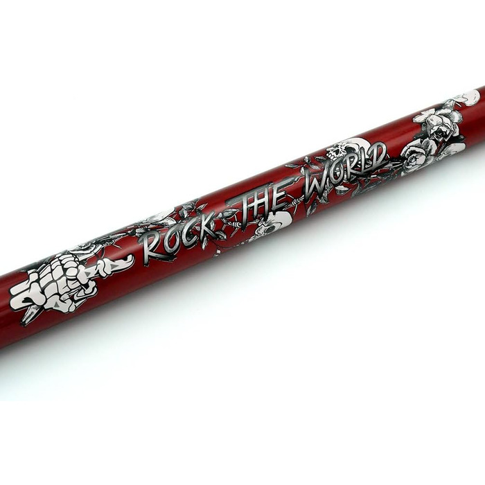 CUESOUL Біліардний кий 19/20/21oz з дерева клен, комплект Rock The World, червоний, 20oz