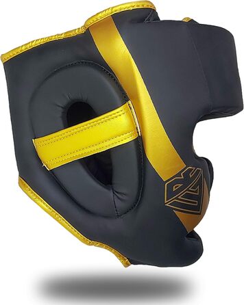 Захисний шолом URBANBEE Gold L для кікбоксингу, MMA, карате, тхеквондо – висока видимість, поглинання ударів