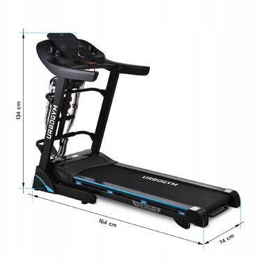 Електрична бігова доріжка Urbogym V680MS (до 120 кг)