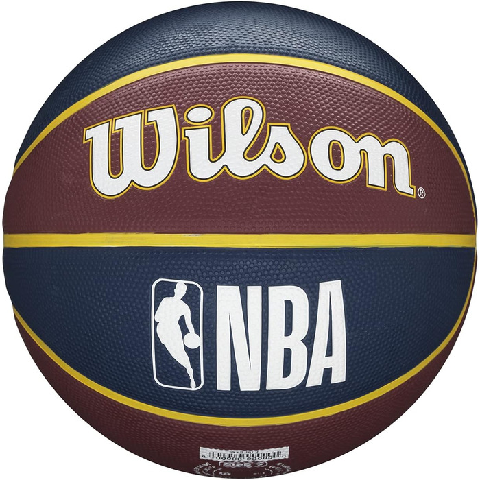 Баскетбольний м'яч Wilson NBA Team Tribute для дорослих, універсальний