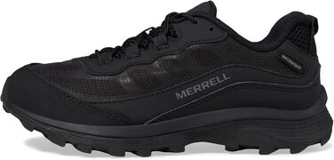 Дитячі трекінгові черевики Merrell Moab Speed Low WTRPF - чорний (10.5 Wide Little Kid)