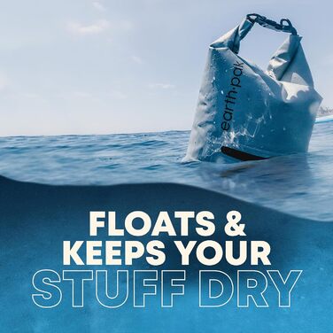 Водонепроникний мішок Earth Pak Dry Bag 40L – мішок-рюкзак з водонепроникним відділенням для телефону, плечовим ременем, для каякінгу, кемпінгу, риболовлі, водних видів спорту