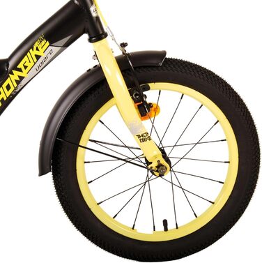 Дитячий велосипед Volare Thombike 16 дюймів для хлопчиків, чорний-жовтий