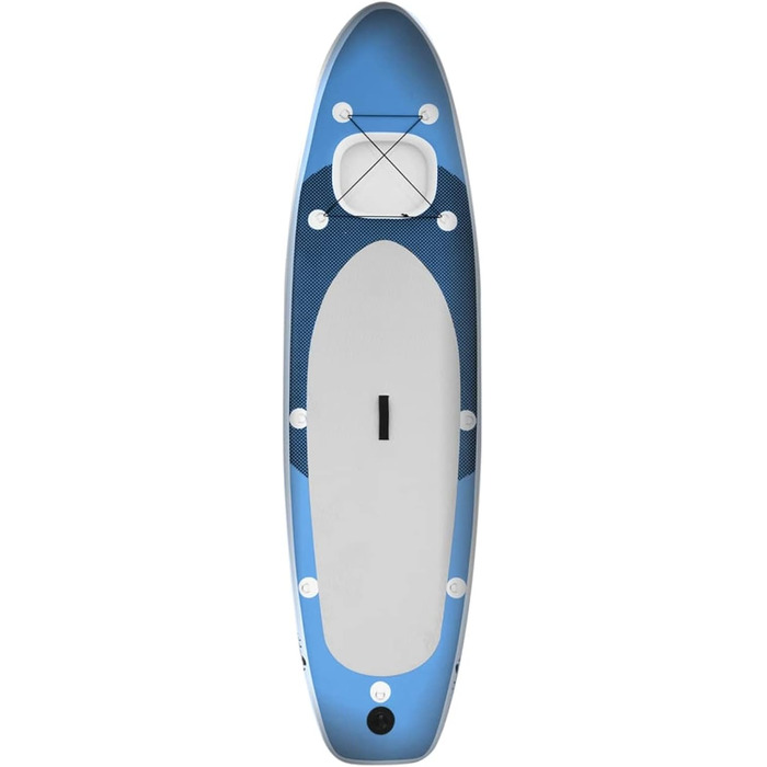 Надувна SUP-дошка LAPOOH 300x76x10 см морська синя з аксесуарами, веслом і сидінням для сапсерфінгу