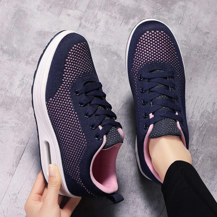 Кросівки жіночі Sisttke Outdoor легкі дихаючі на платформі для спорту та відпочинку блакитні 42 EU