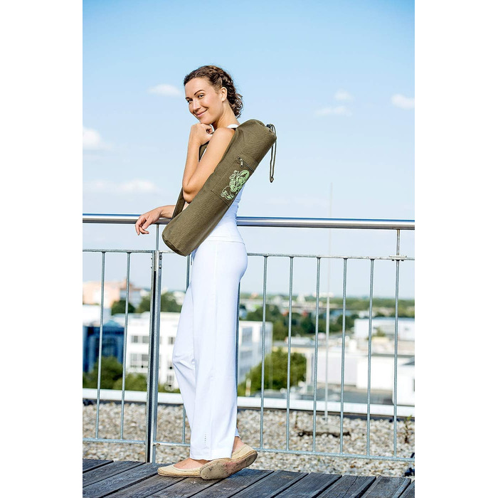 Сумка для йоги Yogistar Basic Art Collection, етнічний дизайн, універсальний розмір, бірюзова