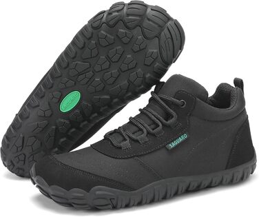 Босими кросівки для чоловіків та жінок Saguaro: легкі, зручні, з нульовим дропом, розмір EU 36-48, чорний