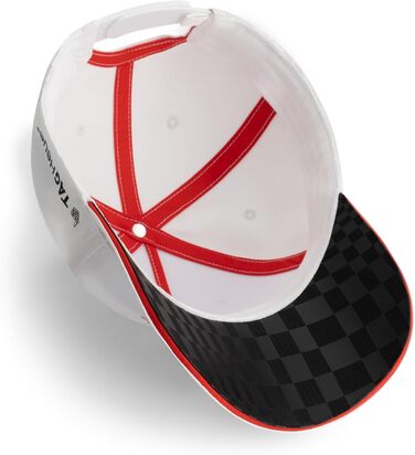 Кепка PUMA Porsche Motorsport з вигнутим козирком та логотипами Porsche Motorsport та спонсорів (біла)