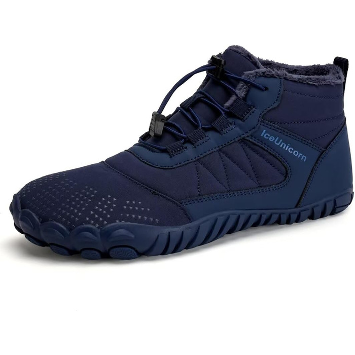 Зимові черевики IceUnicorn: теплі, з підкладкою, для жінок та чоловіків (39 EU, темно-синій)