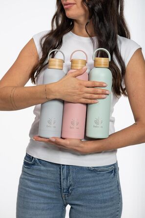 Термос-бутилка beloove з нержавіючої сталі, BPA Free, подвійні стінки, не протікає, для газованої води, стійке до подряпин покриття, 500/750 мл