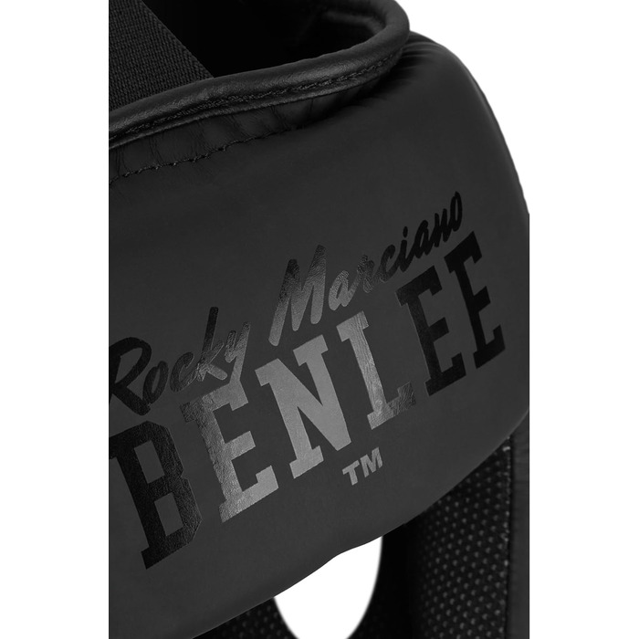 Боксерський шолом BENLEE Caesar Black Label, штучна шкіра, чорний, розмір L-XL