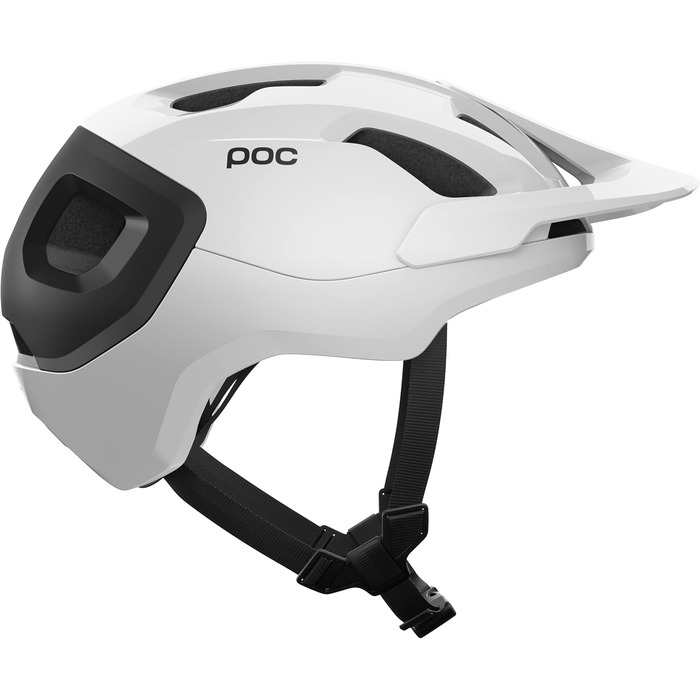Шолом велосипедний POC Axion Race MIPS, L (59-62 см), Hydrogen White/Uranium Black Matt