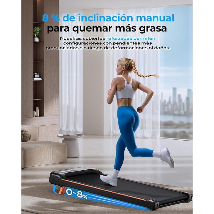 Walking Pad: компактне складане бігове полотно для дому та офісу з пультом керування. Європейський стандарт.