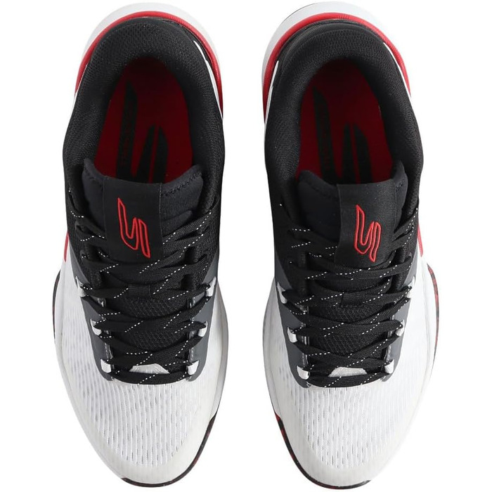 Кросівки Skechers Nexus для чоловіків, баскетбольні, сірі та зелені (48.5 EU, білий, чорний, червоний)