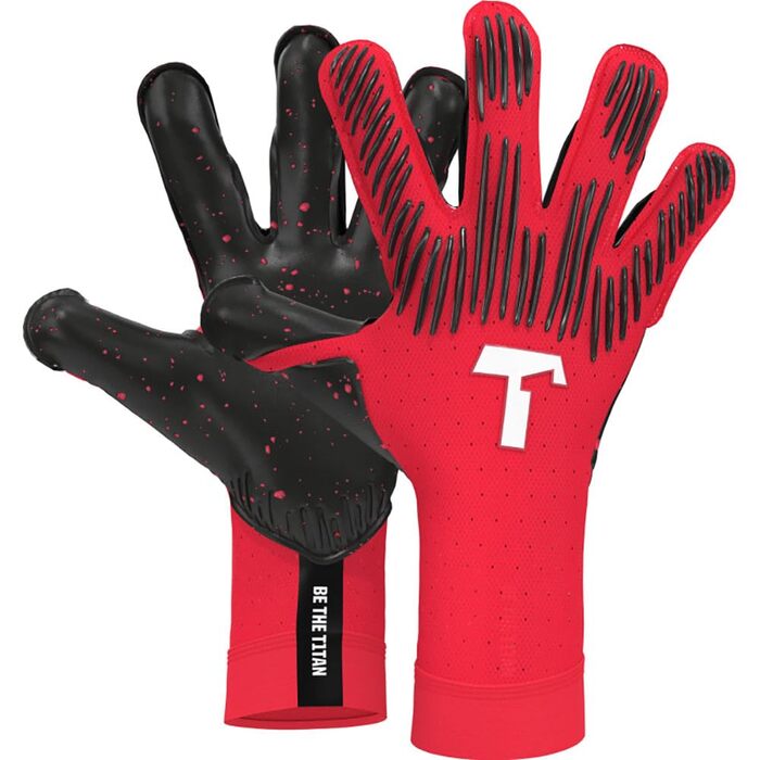 Воротарські рукавички T1TAN Profi Rebel 2.0 Solar Red, чоловічі/юніорські, розмір 6-11