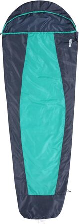 Сплячий мішок Mountain Warehouse Traveller 50 - 220 x 80 x 50 см - вітростійкий, блакитно-зелений