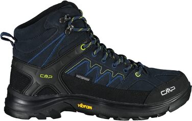 Дитячі трекінгові черевики CMP Moon Mid WP, чорно-сині, унісекс, 32 EU