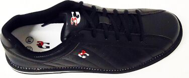 Боулінг-шльопанці 3G Kicks для жінок та чоловіків, правші та лівші, 7 кольорів, розмір 36-48, EU 39, чорний