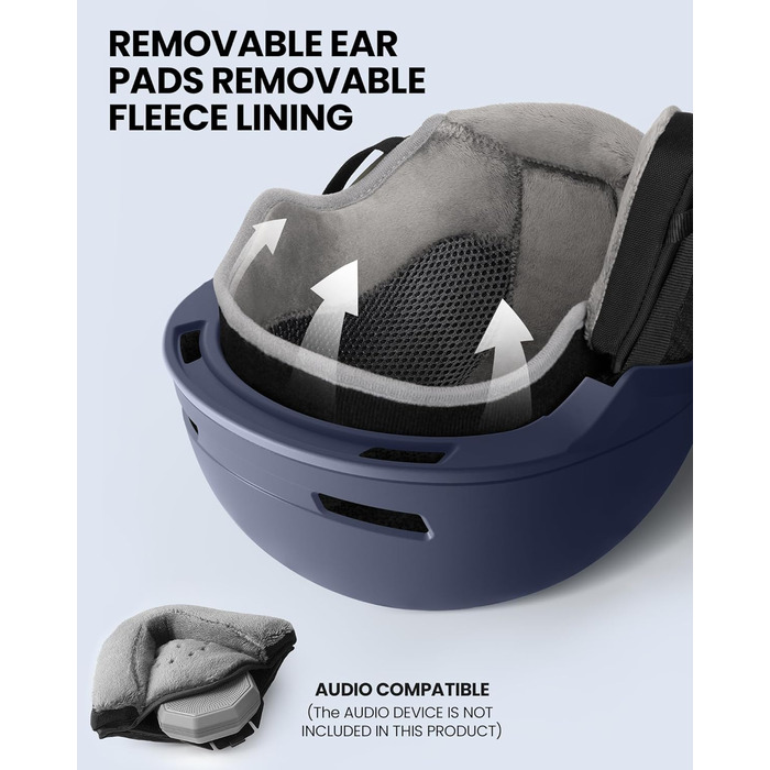 Шолом для лиж та сноуборду OutdoorMaster MIPS, вентиляція, полікарбонат, EPS, синій, розмір S, чоловічий та жіночий