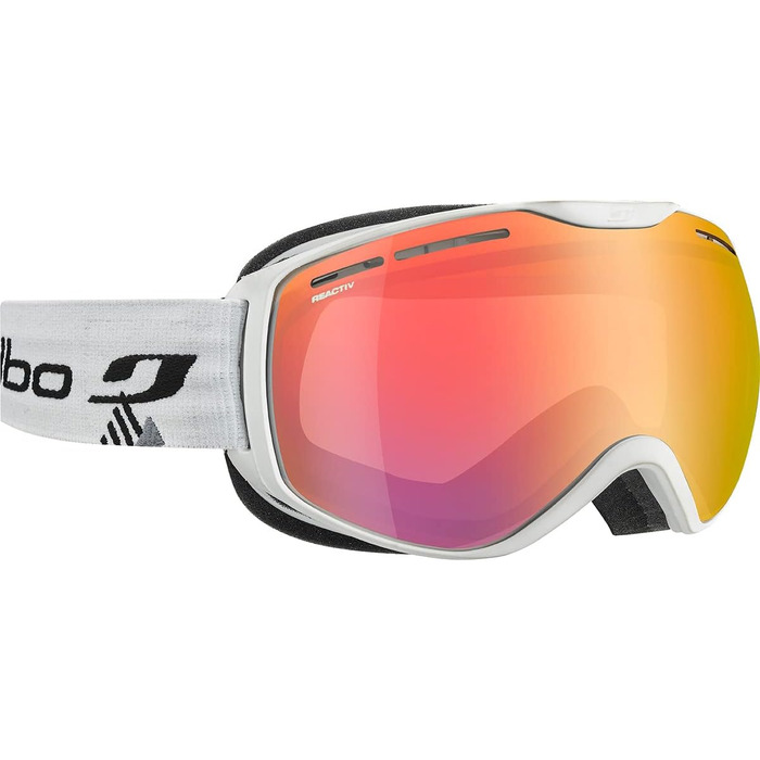 Лижна маска Julbo біло-сіра-чорна, розмір L+